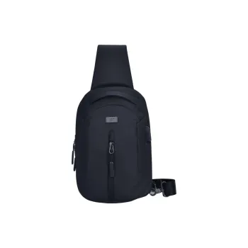SEPTWOLVES Oxford Sling Bag, Fanny Pack, Crossbody Bag Regular Men's Black