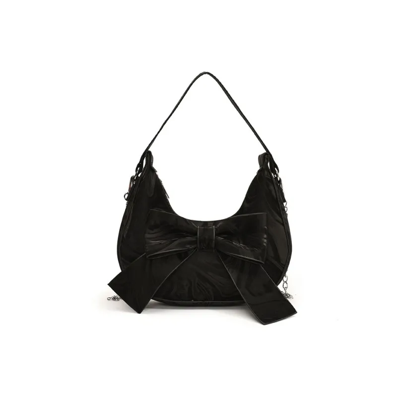 SUPERCUTE Pu Handbag Crossbody Bag Shoulder Bag Regular Women's Black/White/Pink/Silver-1