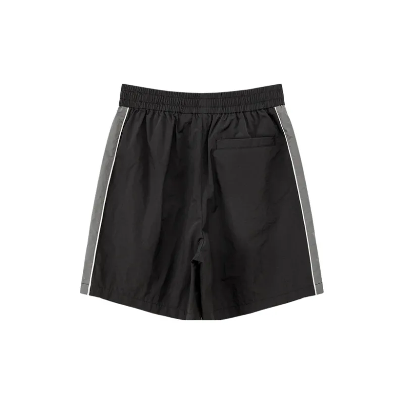 NO ONE ELSE Casual Shorts Unisex Black Gray-1
