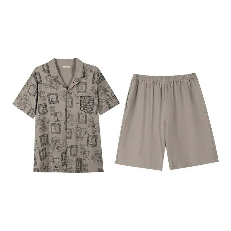 AUTUMNDEER Men Pajama Sets-2