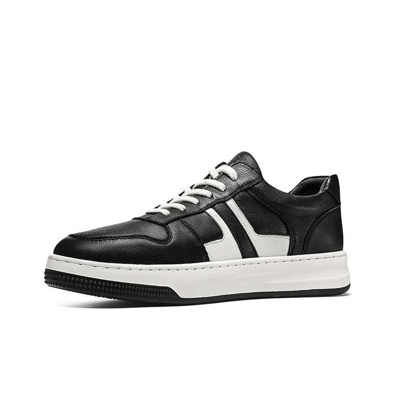 Hautton Jeans Abrasion Resistant Low Top Skateboard Shoes Men's-5