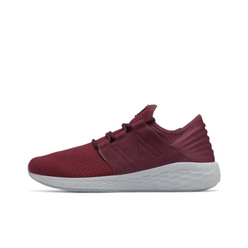 New Balance Fresh Foam Cruz V2 Running Shoes Men Low-Top Burgundy