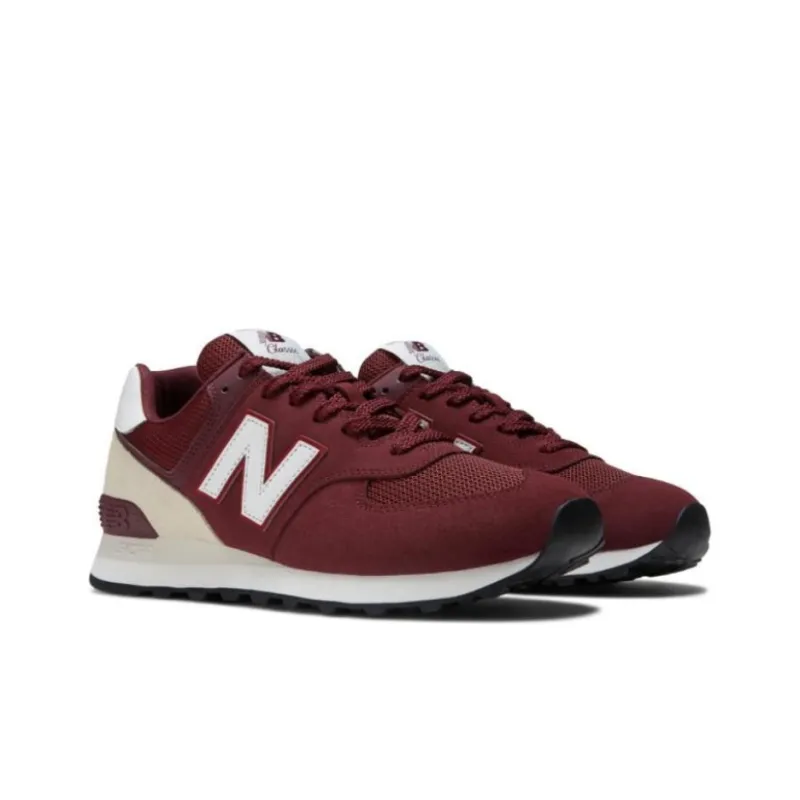 New Balance 574 'Maroon White'-2