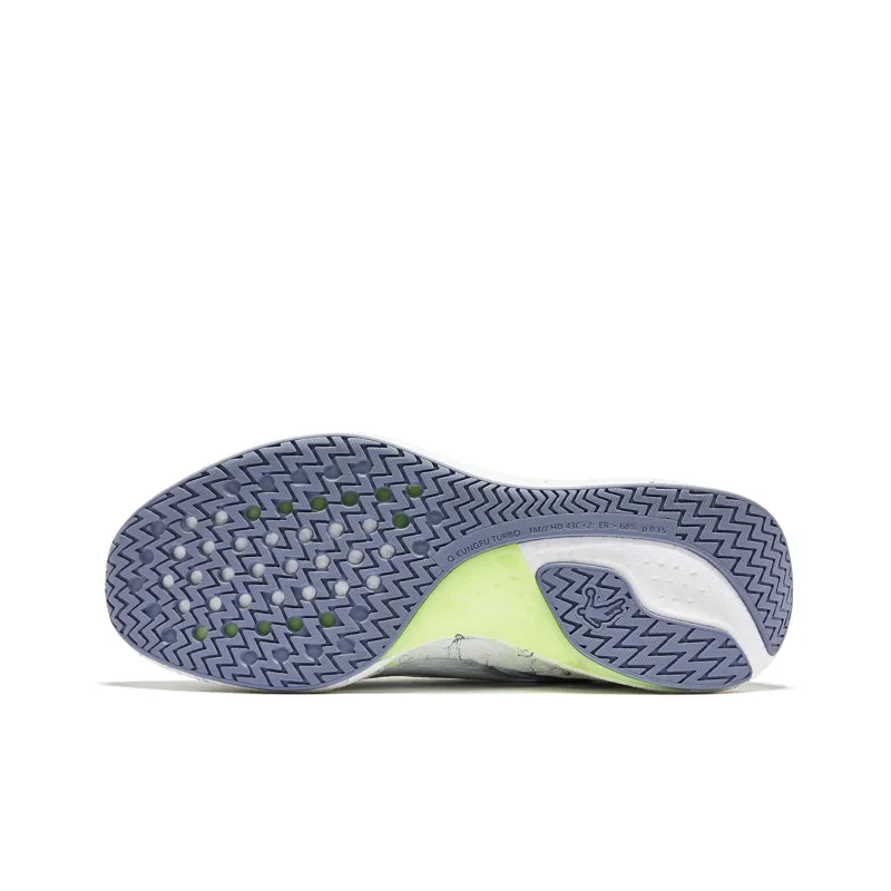 QIAODAN Flying Shadow 3.0 Cushioning Anti Slip And Wear Resistant Low Top Running Shoes Men's Mist Gray Phantom Green-4