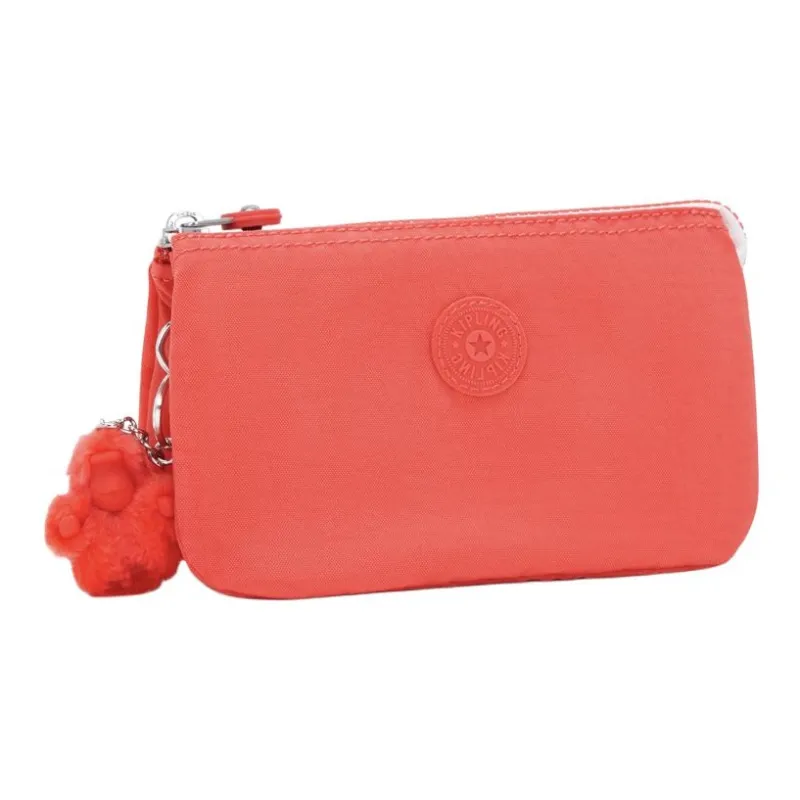 Kipling Recycled Polyamide Wallet Large Size Women's Coral-1