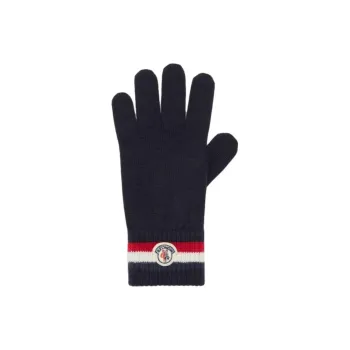 Moncler Logo Striped Gloves