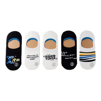 HANADASOX No Show Socks Men's 5 Pack