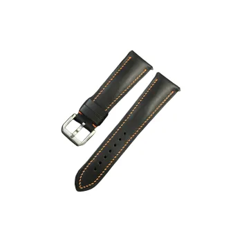 Benchmark Watch Band Blancpain X Swatch Collaboration Compatibility 75/115mm Cowhide Leather Material