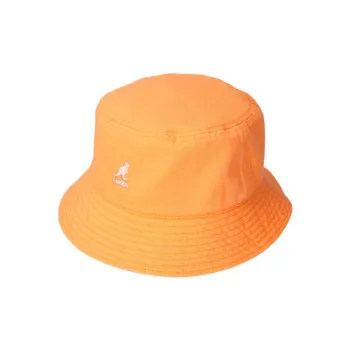 KANGOL Cotton Bucket Hats Unisex Orange