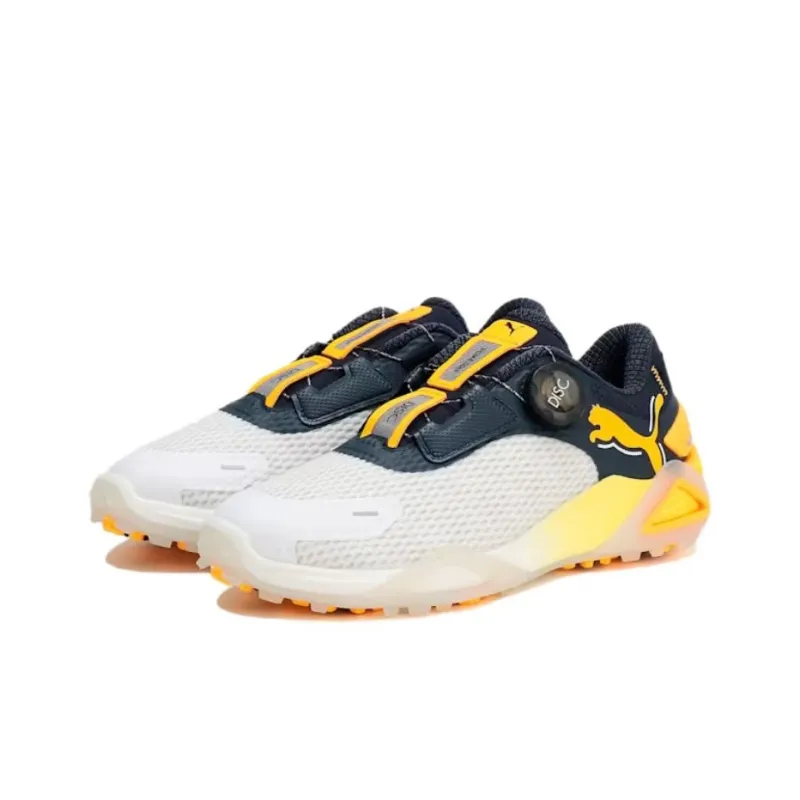 PUMA Anti Slip Wear Resistant Low Top Golf Shoes Women's White-2