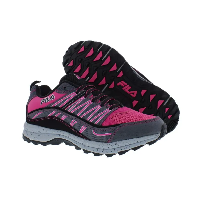 FILA Evergrand TR 21 Cushioning, Wear Resistant Low Top Casual Shoes Women's Pink Gray-3