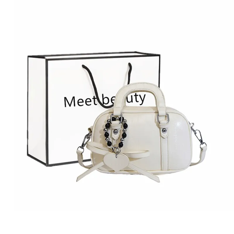 Fitchell PU Shoulder Bag, Handbag Women's Silver/Black/Pink/White-10