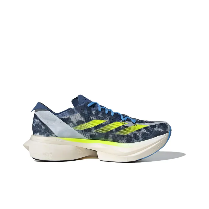 adidas Adizero Adios Pro 3 White/Lemon/Blue-1