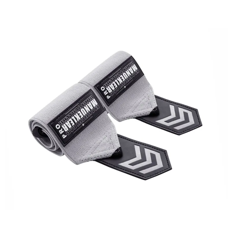 MANUEKLEAR Professional Fitness Bicep And Tricep Wrist Straps With Wrist Support Protective Rehabilitation Compression-9