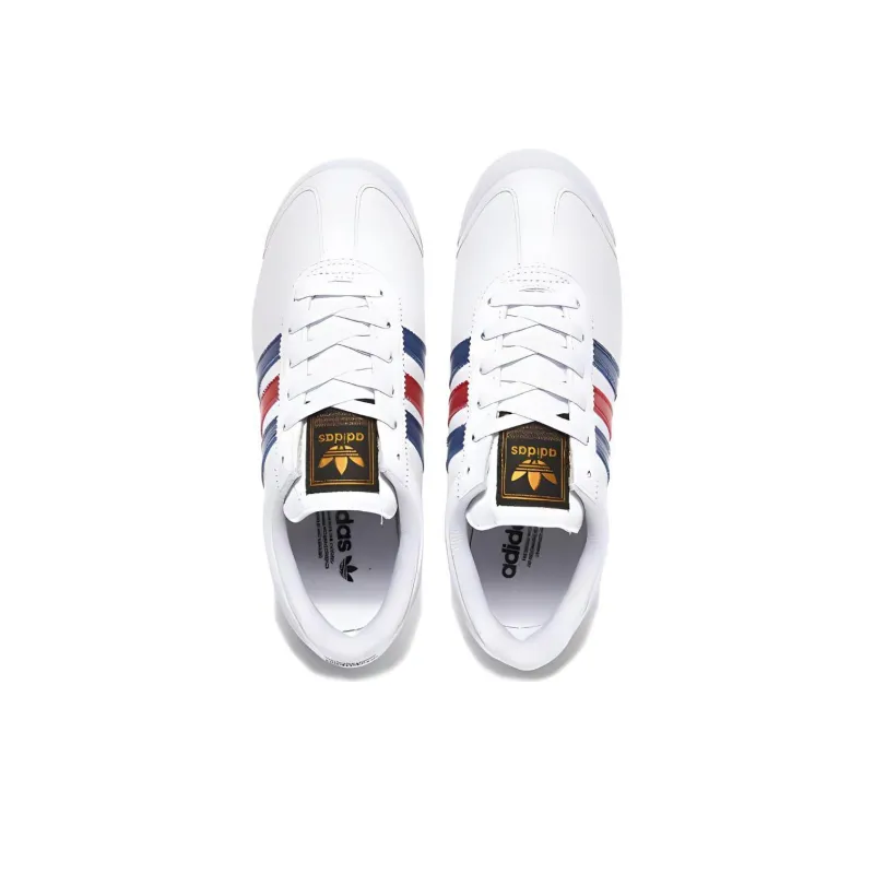 Adidas Originals Unisex Samoa Sneakers White/Red/Blue-3