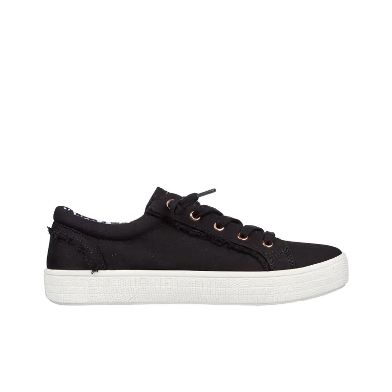Skechers Bobs Extra Cute Slip Resistant Cushioning Abrasion Resistant Low Top Skateboard Shoes Women's Black-1