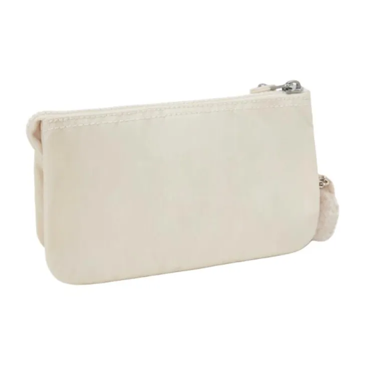Kipling Polyamide Wallet Large Size Women's Beige Pearl-2