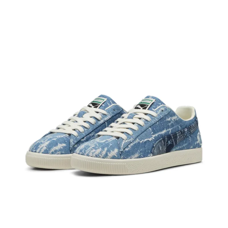 PUMA Clyde Faded Denim Frosted Ivory-2