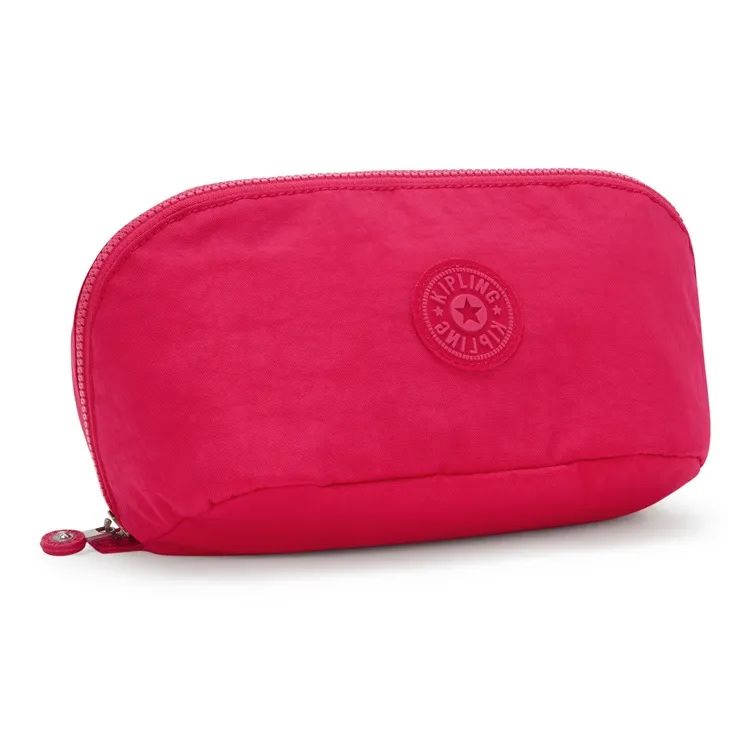 Kipling Recycled Polyamide Toiletry Bag Large Size Women's Multicolor Confetti Pink-1