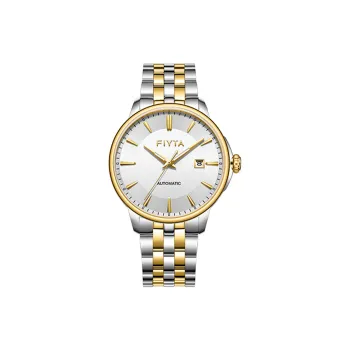 Fiyta Core Series GA520010.TWT Automatic Mechanical Movement Stainless Steel Strap Watch Men's Watches White Dial
