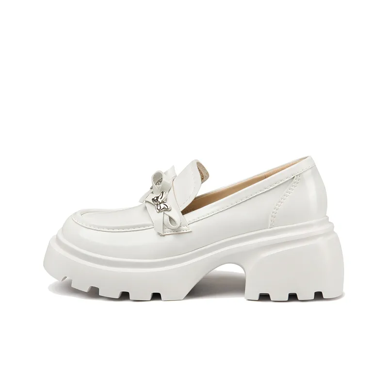 Lily Wei Loafers Women's White-0