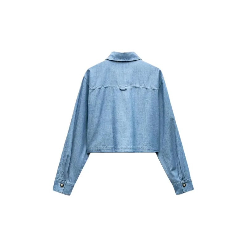 ZARA Shirts Women's Light Blue-1