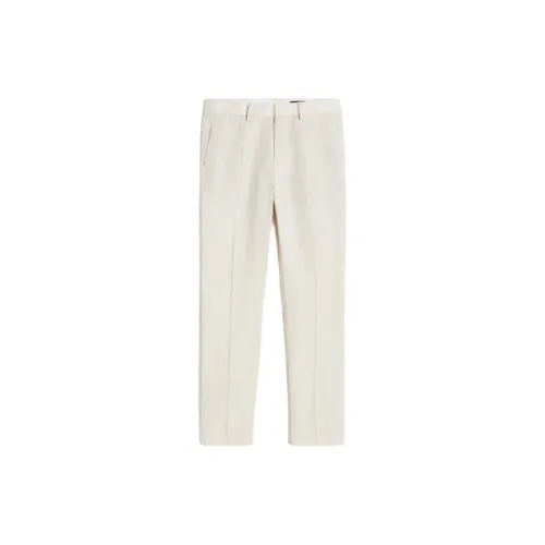 H&M Suit Trousers Men Light Beige