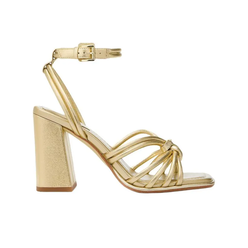 MICHAEL KORS Astra Strap Sandals 9cm Women's Gold-1