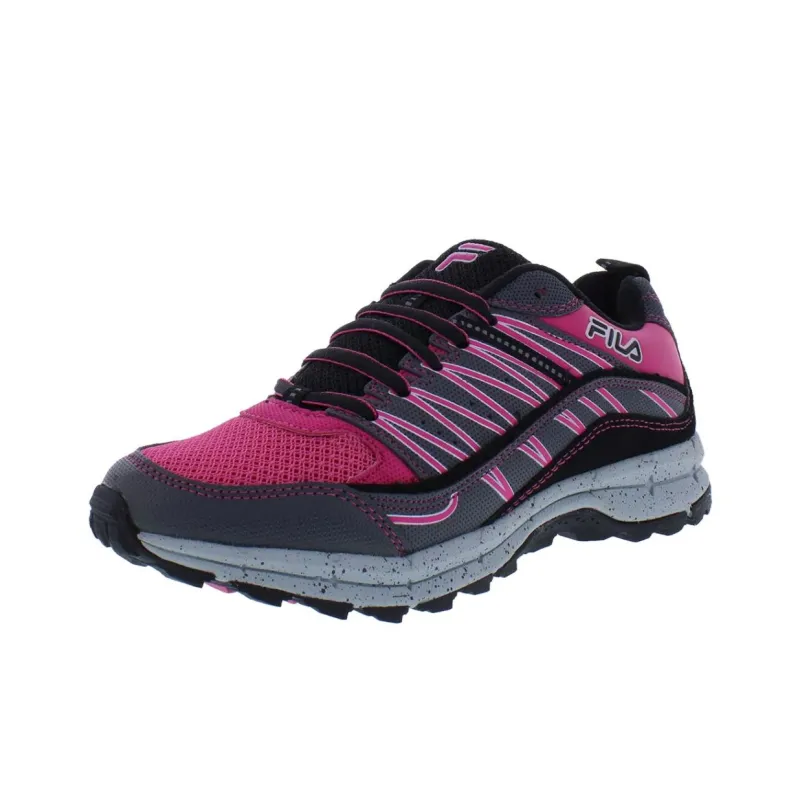 FILA Evergrand TR 21 Cushioning, Wear Resistant Low Top Casual Shoes Women's Pink Gray-0