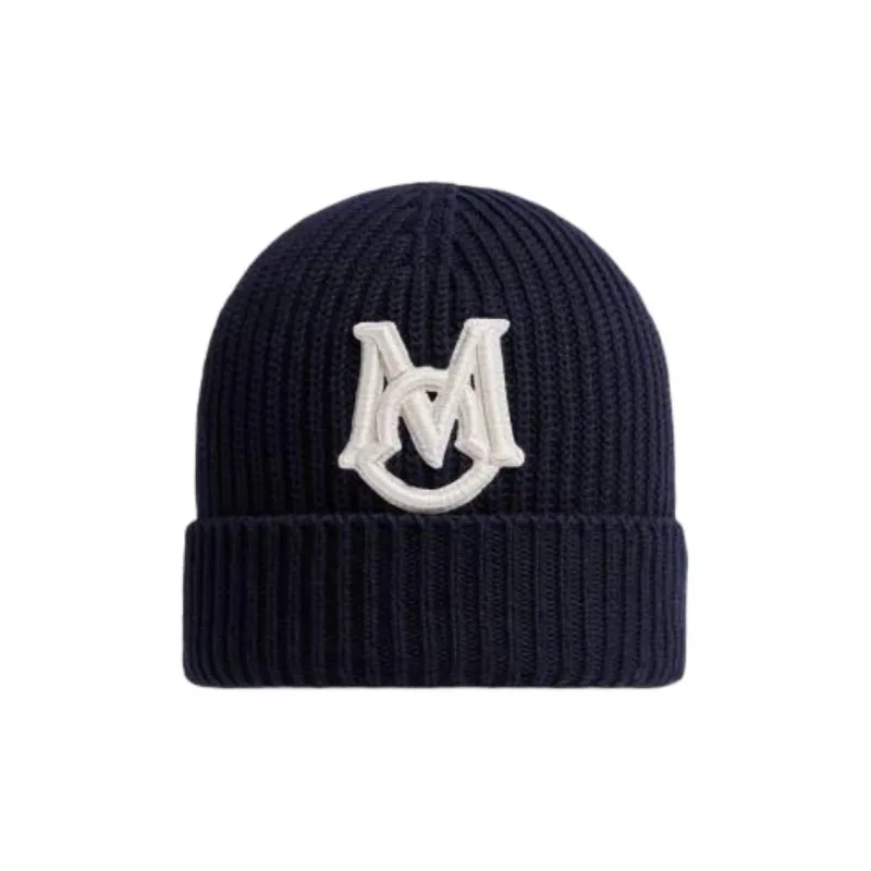 Moncler Embroidered Monogram Beanie-0