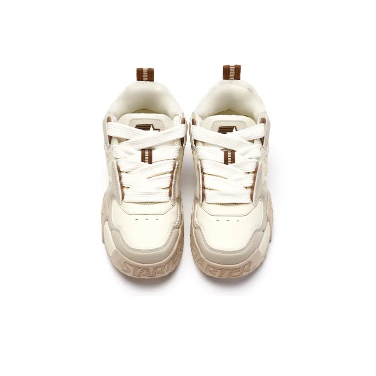 STARTER Vol Series Generation 2 Jigglypuff Shoes Puffy Sound Wave Low Top Skateboard Shoes Women's Ecru-2