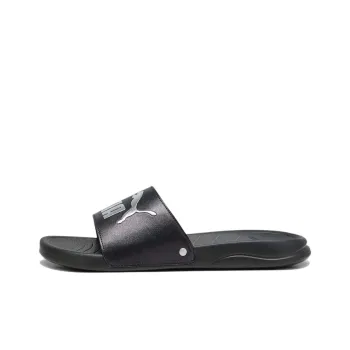 PUMA Popcat 20 Slide Slippers Women's Black Silver