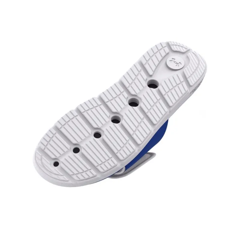 Under Armour Rubber Sole Slide Slippers Men's Blue-4