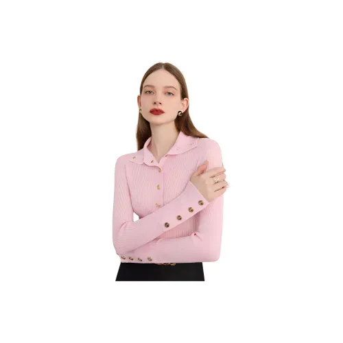 DPLAY Sweaters Women's Light Cherry Blossom Pink