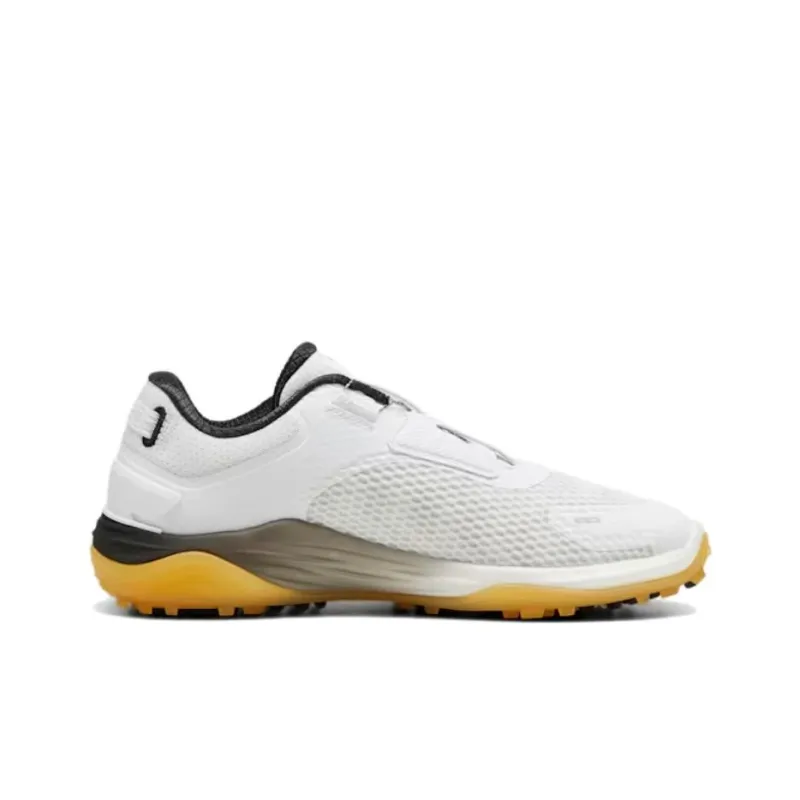 PUMA Anti Slip Wear Resistant Low Top Golf Shoes Women's White-1