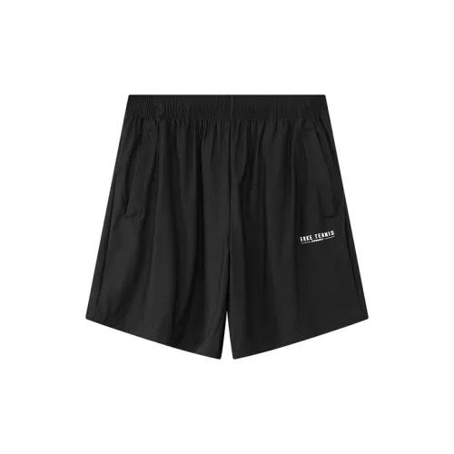 Erke Casual Shorts Men Black