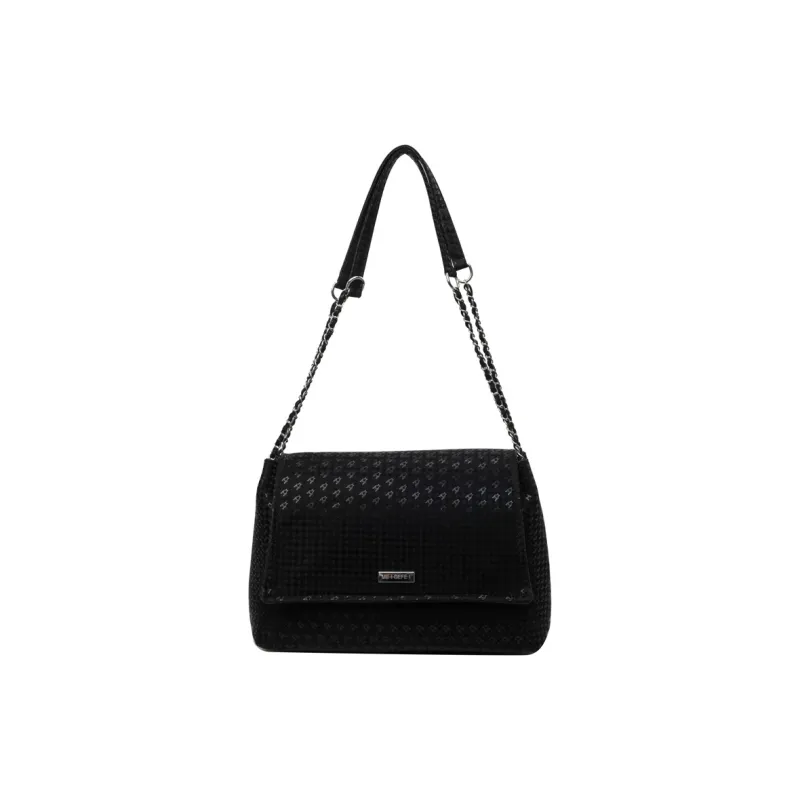 MingLu Pu Handbag, Shoulder Bag Women's Green/Black/Ecru/Pink-9