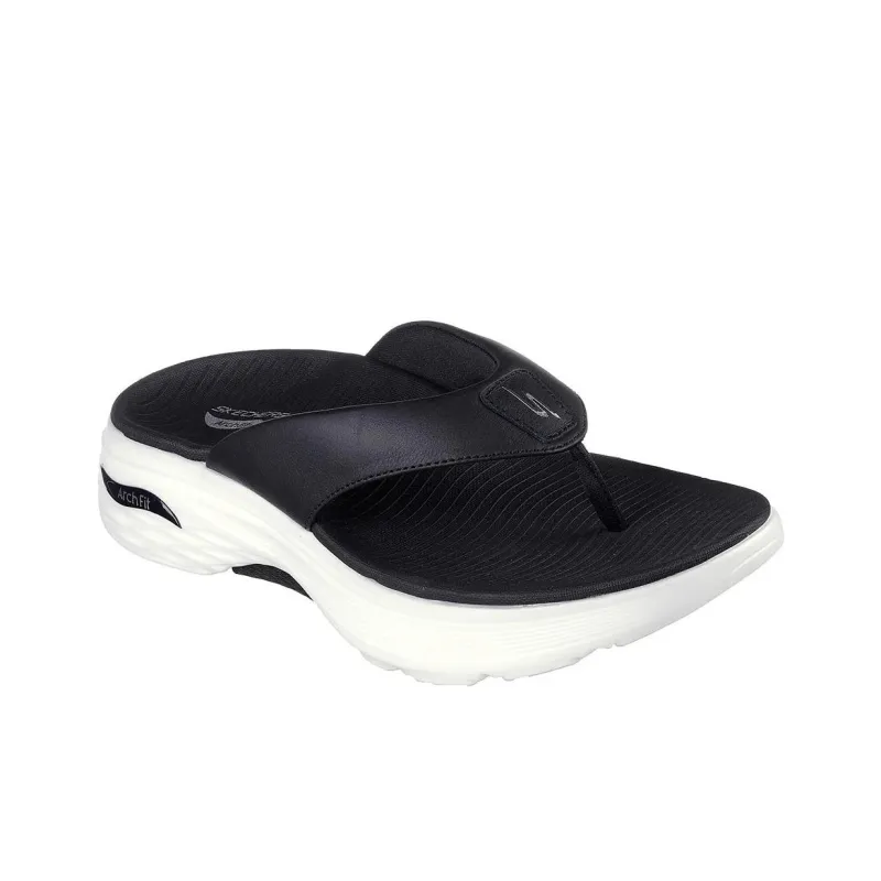 Skechers ON THE GO Odor-Resistant Slip-Resistant Flip Flops Men's Black-1