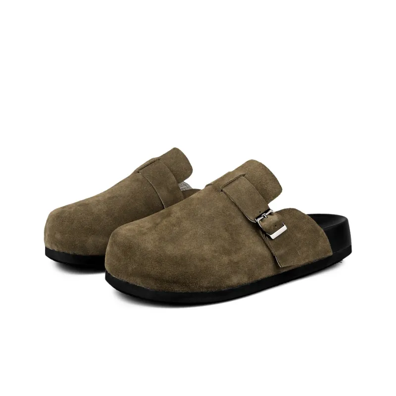 XIE SHE Abrasion Resistant Slip Resistant Wrap toe Slippers Unisex-44