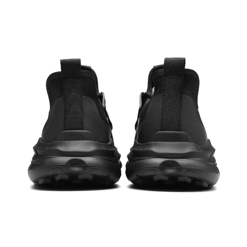 HLA Fashion Breathable Mesh Flyknit Casual Shoes Wear-Resistant Height Increasing Athletic Shoes Men's-3