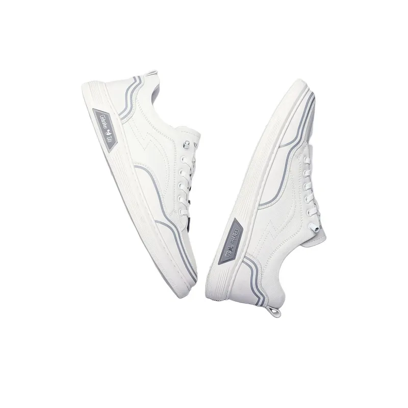 JANE HARLOW Low-Top Skateboard Shoes Men's White-4