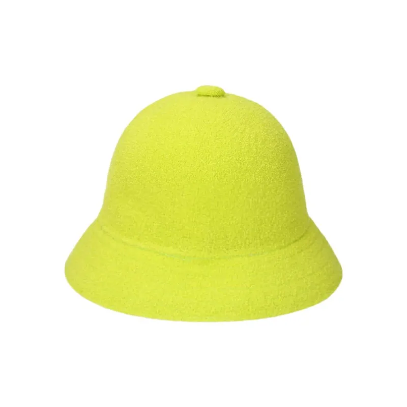 KANGOL Acrylic Polyester Bucket Hats Unisex Yellow-2