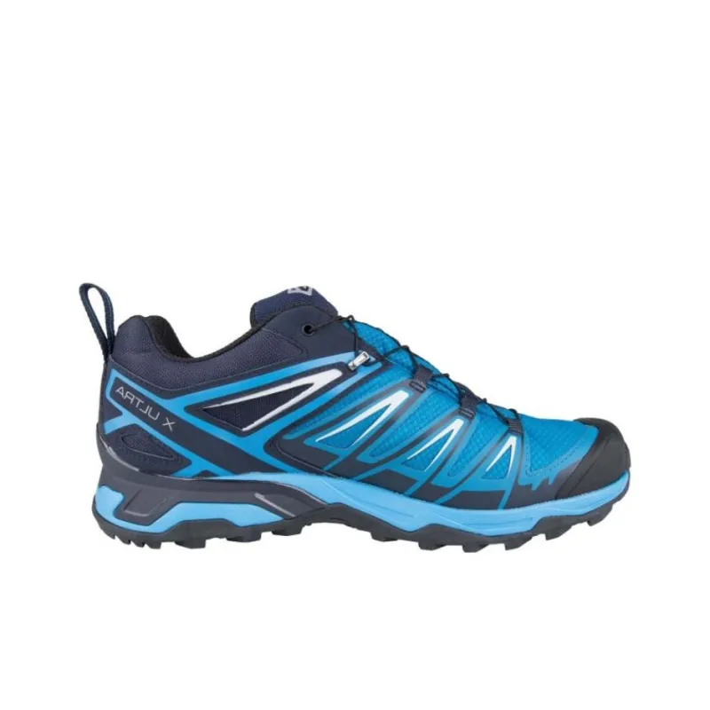 SALOMON X Ultra 3 Gt Anti-Slip Wear-Resistant Low-Top Outdoor Shoes Blue Black-1