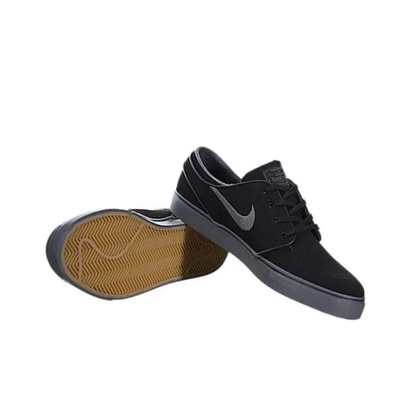 Nike SB Stefan Janoski Zoom Slip Resistant Cushioning Wear Resistant Low Top Skateboard Shoes Unisex Black-3