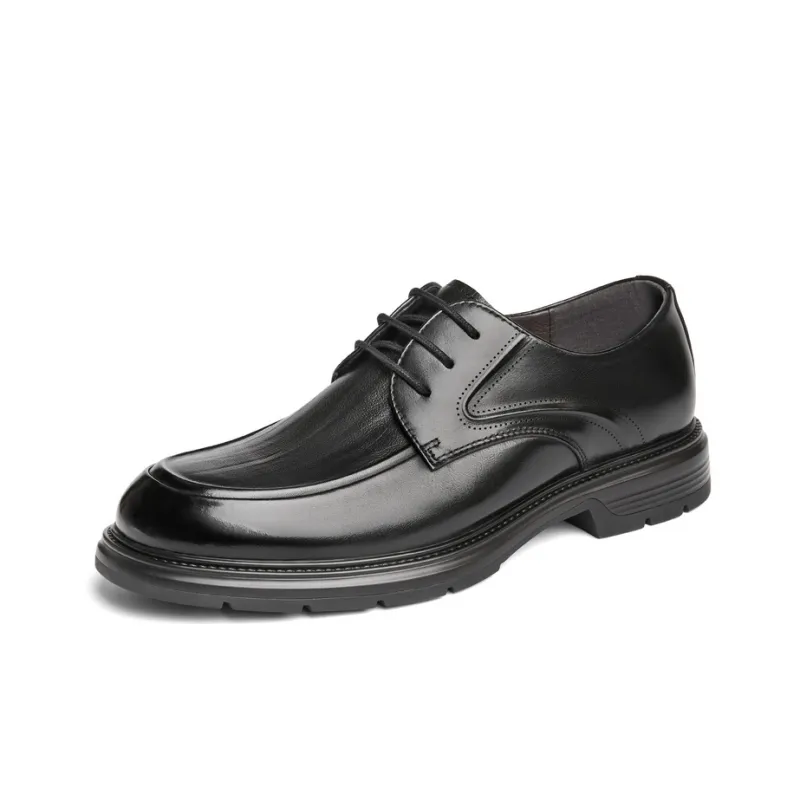 BELLE Dress Shoes Men Low-Top Black-1