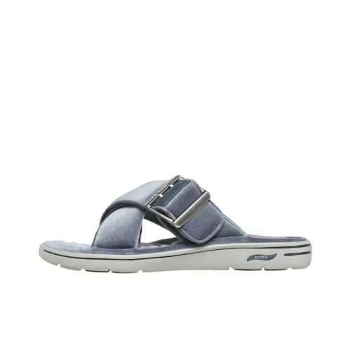 Skechers ARCH FIT LOUNGE Slide Slippers Women's Blue