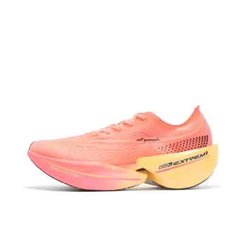 361° Flying Future 1.5 Running Shoes Unisex Low Top Fluorescent Begonia Pink/Cheese Yellow