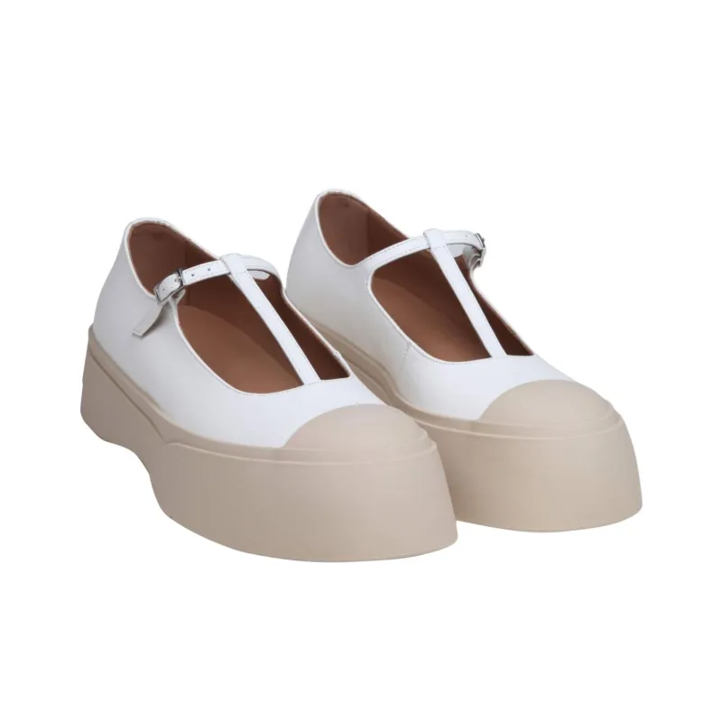MARNI Casual Single Shoes Women's White-3