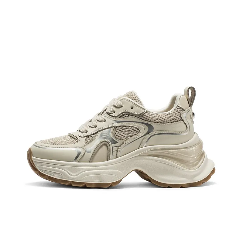 Coup De Foudre Cushioning Breathable Low-Top Chunky Sneakers Women's-5