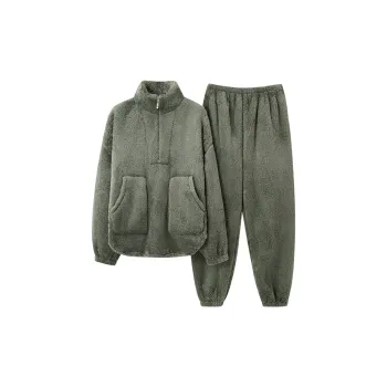 Lanza Pajama Set Men's Olive Green